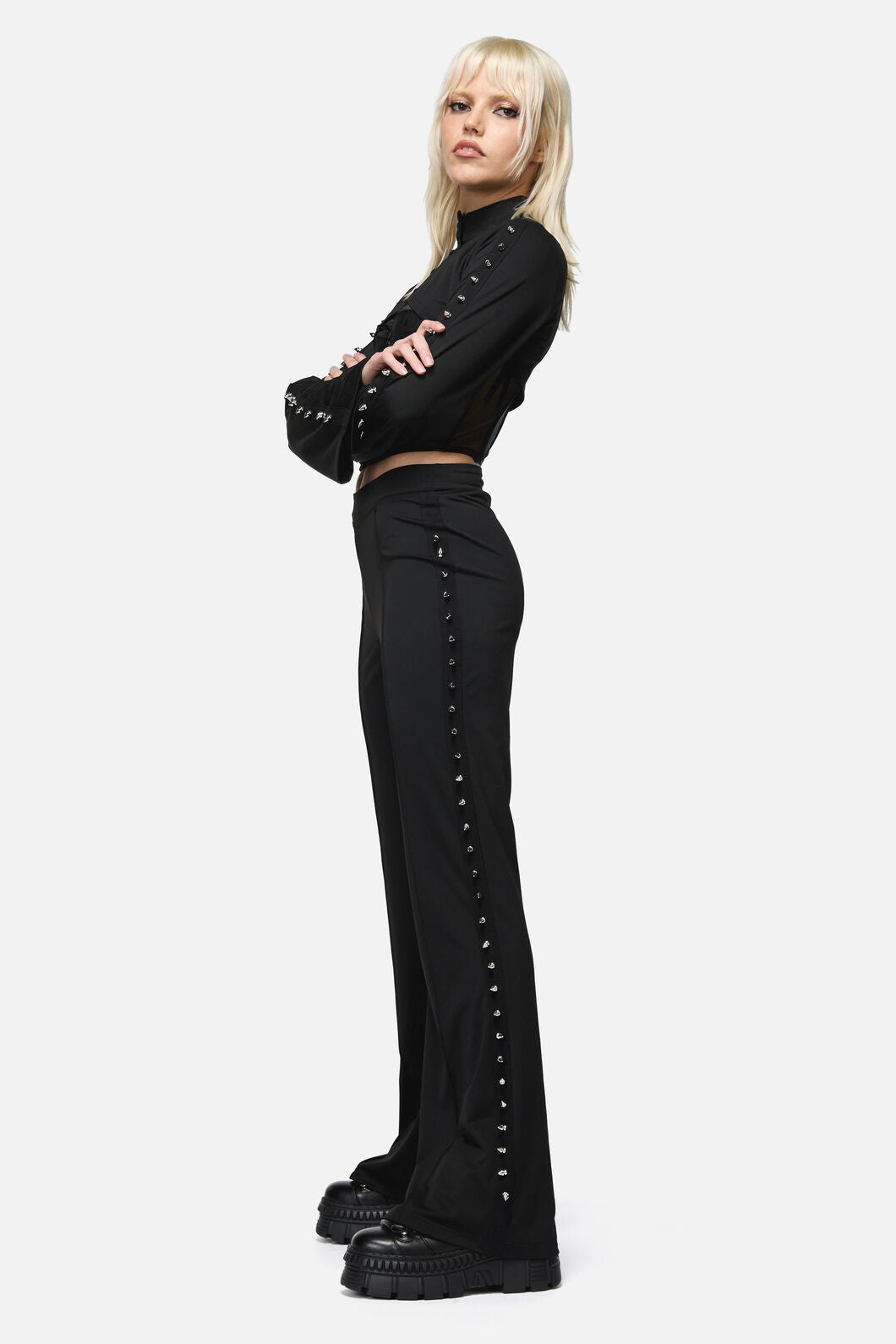 Dangerfield NZ - So Cynical V Front Legging - black
