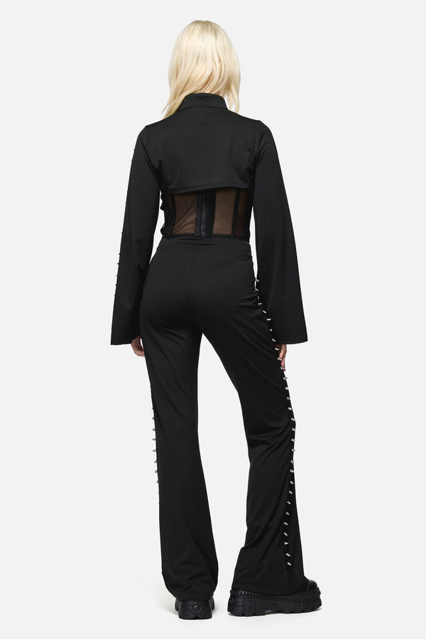 Dangerfield NZ - So Cynical V Front Legging - black