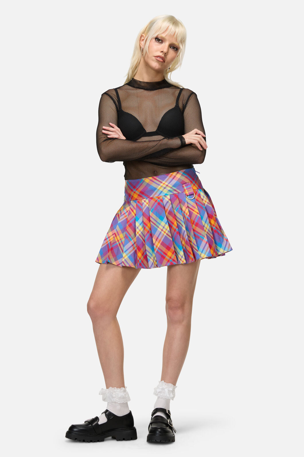 Dangerfield NZ - Sunshine Tartan Skort - multi