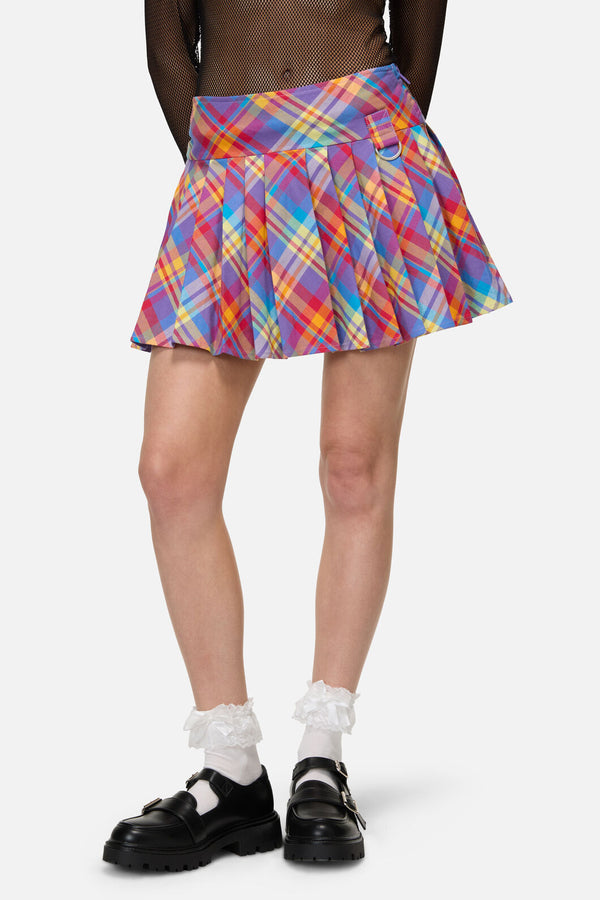 Dangerfield NZ - Sunshine Tartan Skort - multi