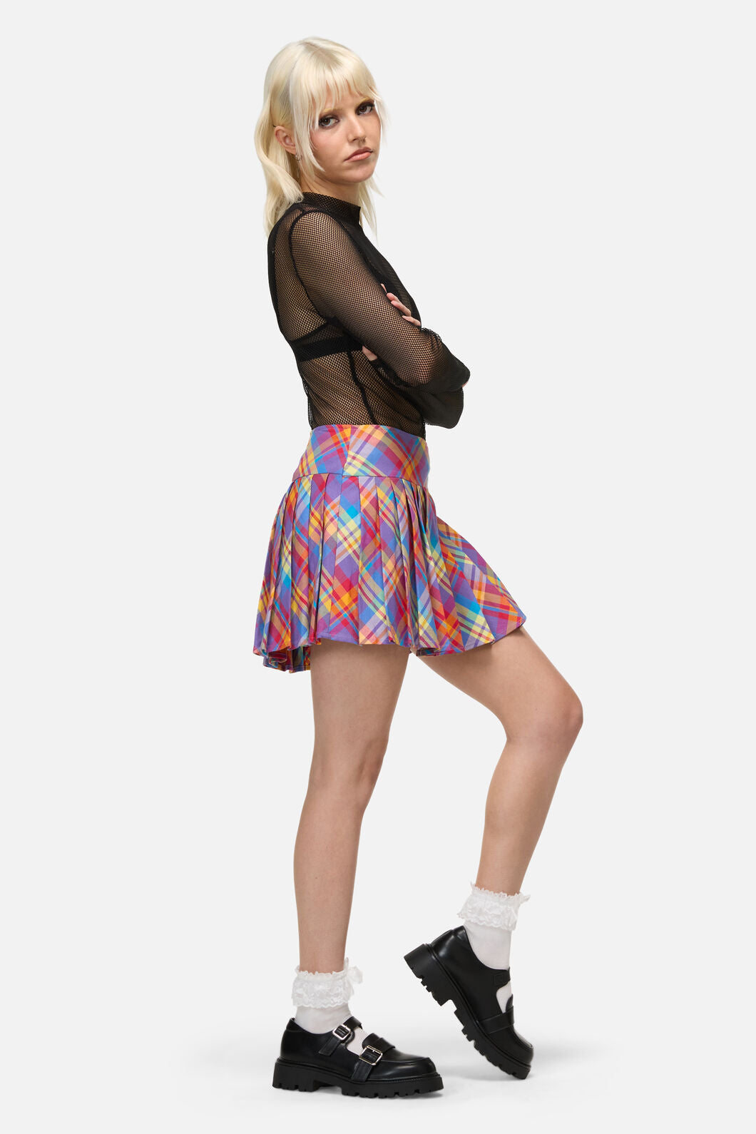 Dangerfield NZ - Sunshine Tartan Skort - multi