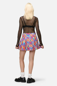Dangerfield NZ - Sunshine Tartan Skort - multi