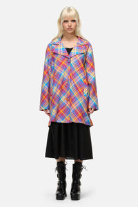 Dangerfield NZ - Sunshine Tartan Coat - multi