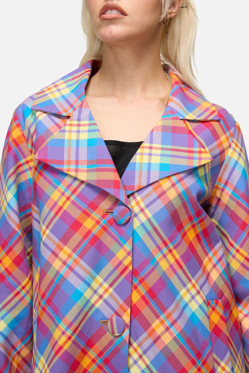 Dangerfield NZ - Sunshine Tartan Coat - multi