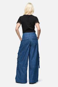 Dangerfield NZ - Constance Denim Cargo Jean - blue