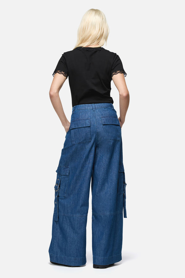 Dangerfield NZ - Constance Denim Cargo Jean - blue