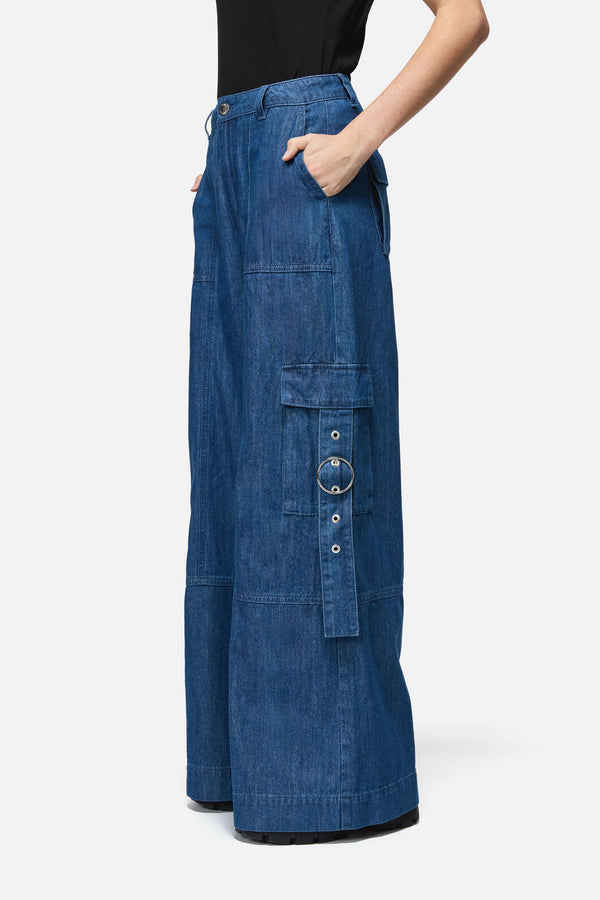Dangerfield NZ - Constance Denim Cargo Jean - blue