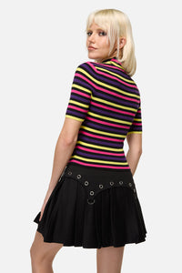 Dangerfield NZ - Atomic Cat Stripe Knit - multi