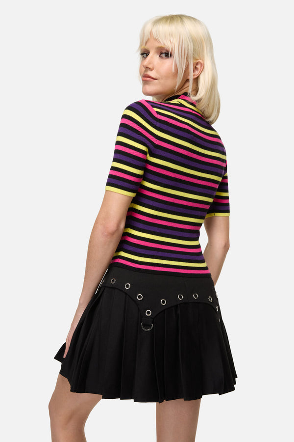 Dangerfield NZ - Atomic Cat Stripe Knit - multi