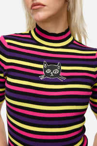 Dangerfield NZ - Atomic Cat Stripe Knit - multi