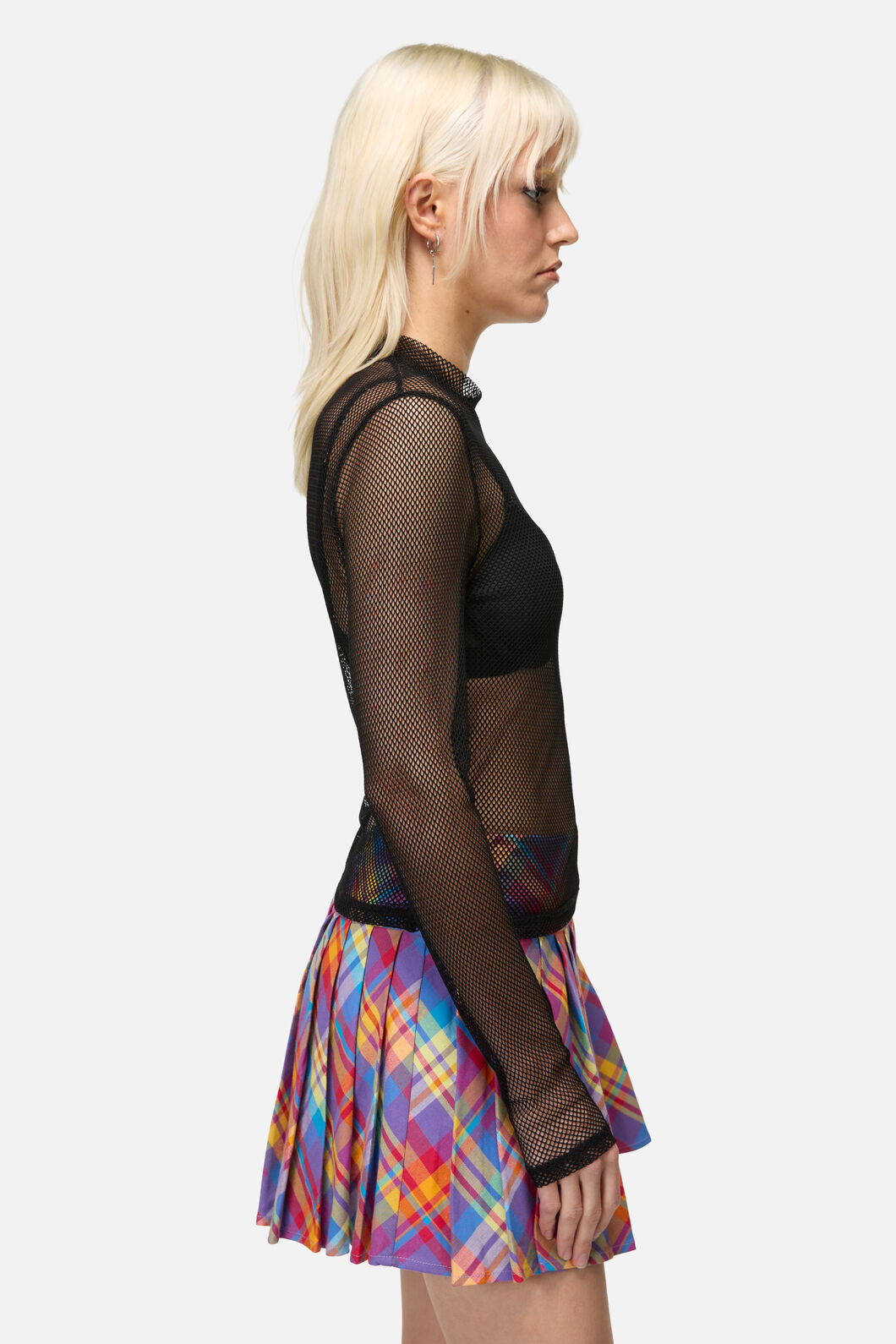 Dangerfield NZ - Mischief Mesh Top - black