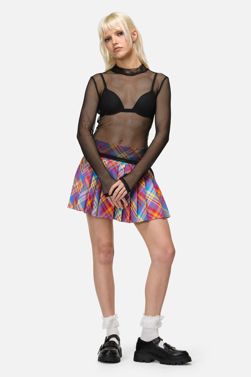 Dangerfield NZ - Mischief Mesh Top - black