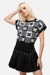 Dangerfield NZ - Atomic Cat Knit - black-white