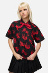 Dangerfield NZ - Jackalope Goth Blouse - black