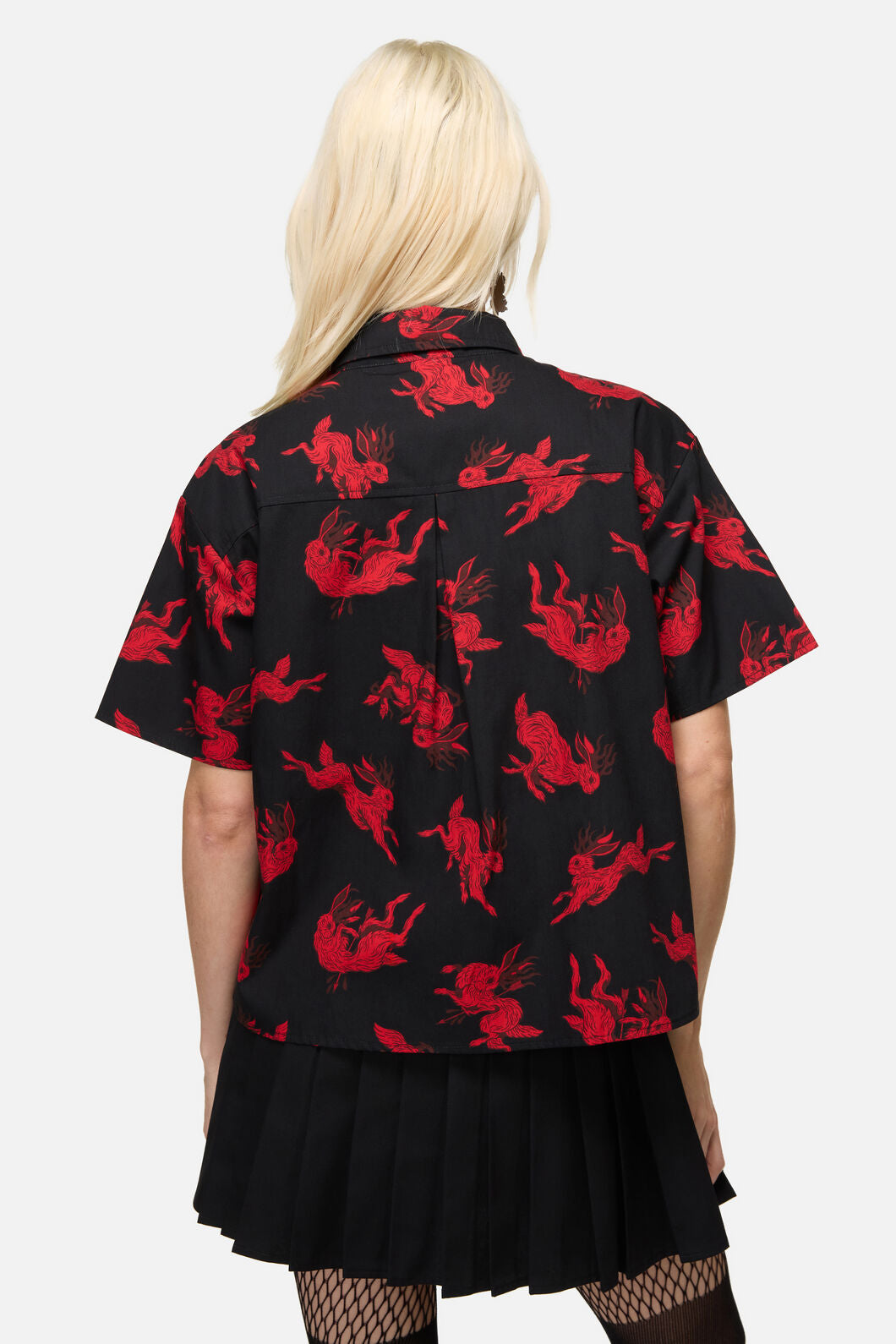 Dangerfield NZ - Jackalope Goth Blouse - black