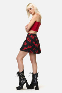 Dangerfield NZ - Jackalope Goth Mini Skirt - black