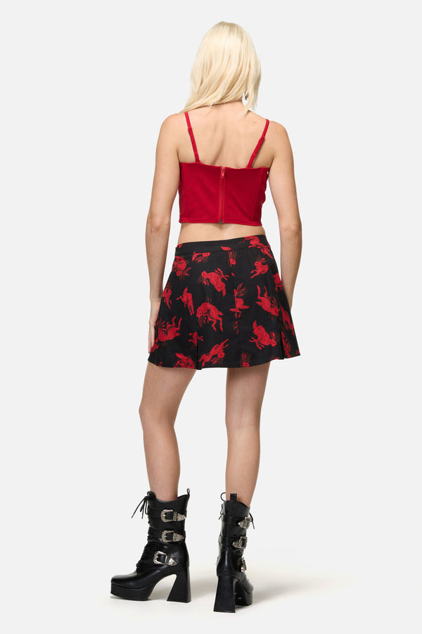 Dangerfield NZ - Jackalope Goth Mini Skirt - black