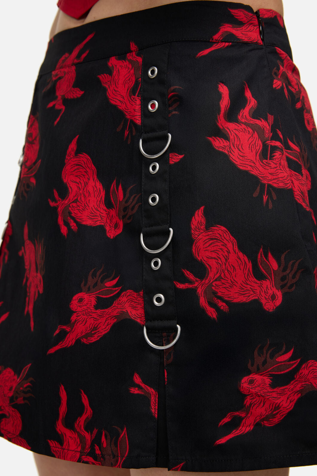 Dangerfield NZ - Jackalope Goth Mini Skirt - black