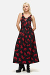 Dangerfield NZ - Jackalope Goth Midi Dress - black