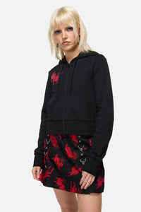 Dangerfield NZ - Jackalope Goth Hoodie - black