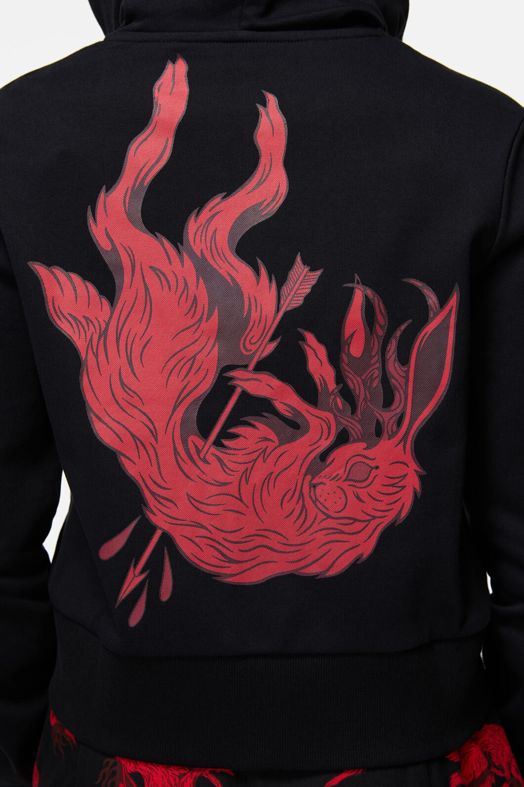 Dangerfield NZ - Jackalope Goth Hoodie - black
