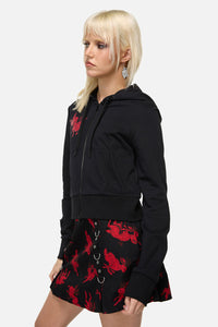 Dangerfield NZ - Jackalope Goth Hoodie - black