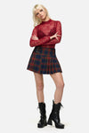 Dangerfield NZ - Antler Goth Mini Skirt - multi