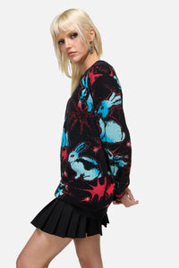 Dangerfield NZ - Lapin Goth Knit - black