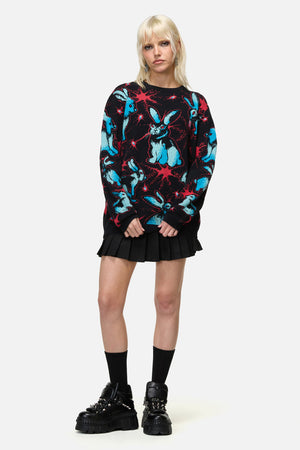 Dangerfield NZ - Lapin Goth Knit - black