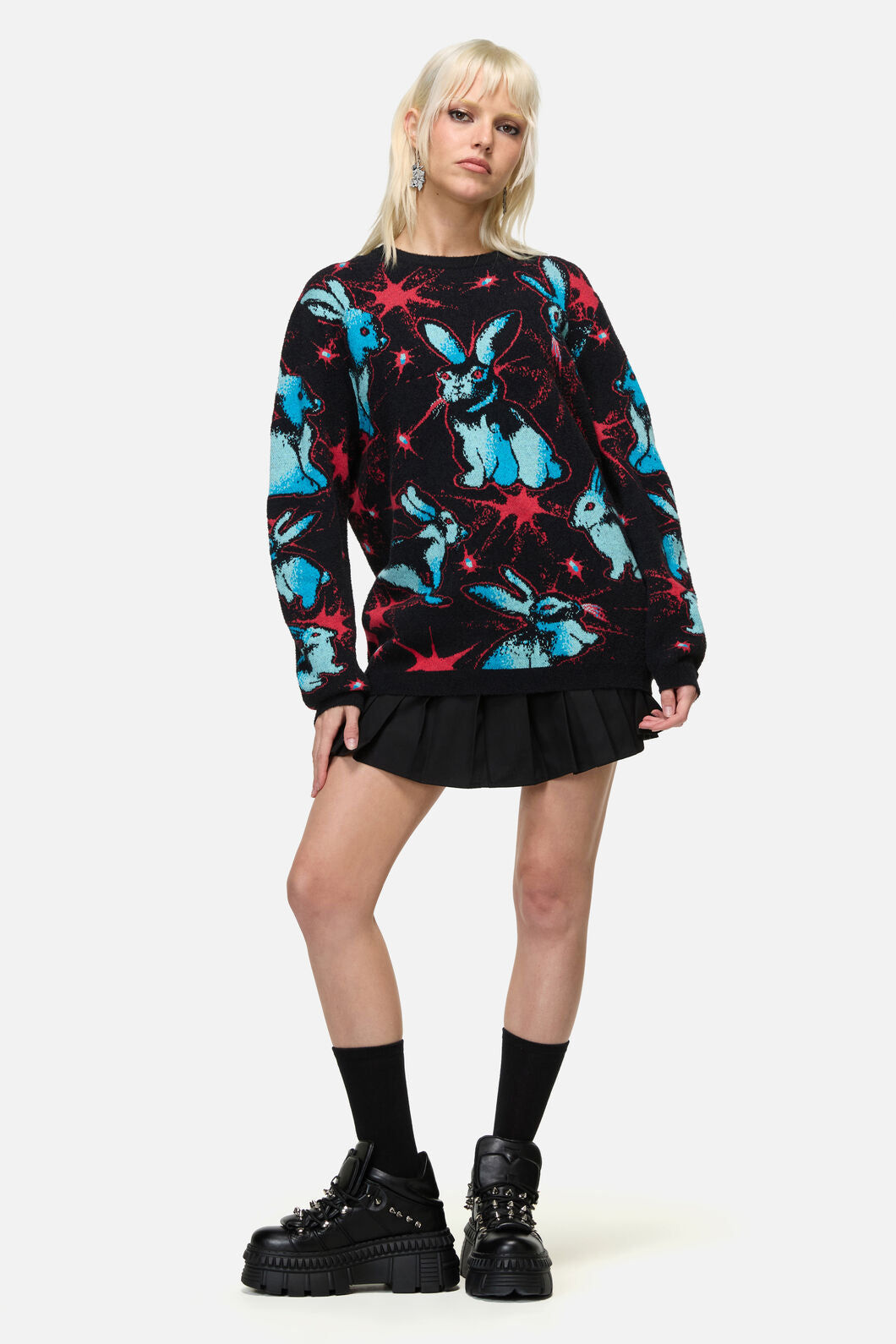 Dangerfield NZ - Lapin Goth Knit - black