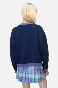 Dangerfield NZ - Feathers Goth Cardigan - navy