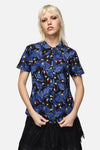 Dangerfield NZ - Swan Song Goth Blouse - black