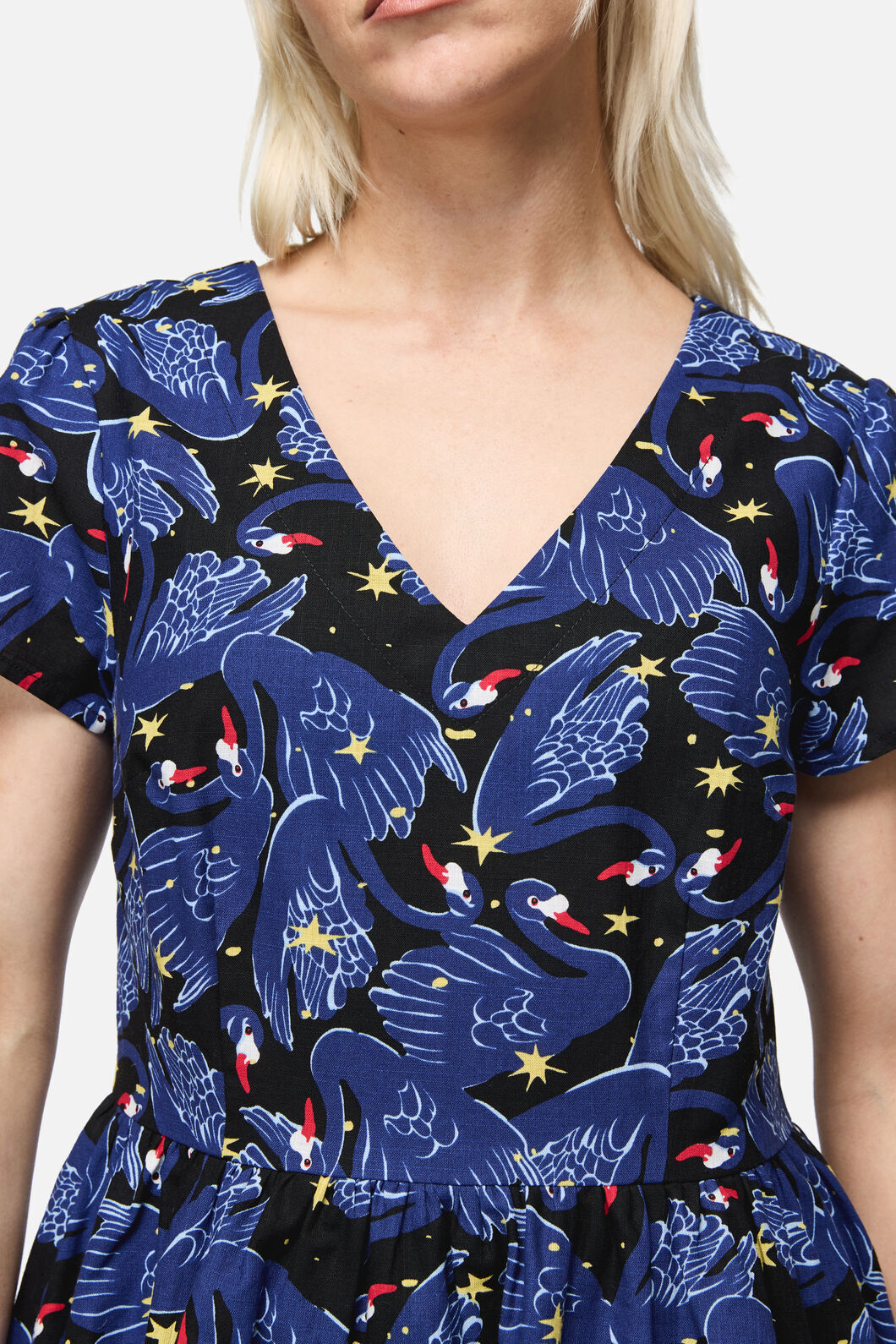 Dangerfield NZ - Swan Song Mini Dress - black