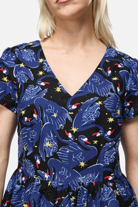 Dangerfield NZ - Swan Song Mini Dress - black