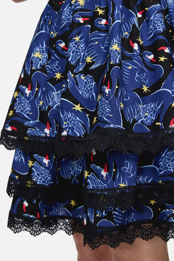 Dangerfield NZ - Swan Song Mini Dress - black