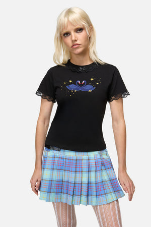 Dangerfield NZ - Feathers Goth Tee - black