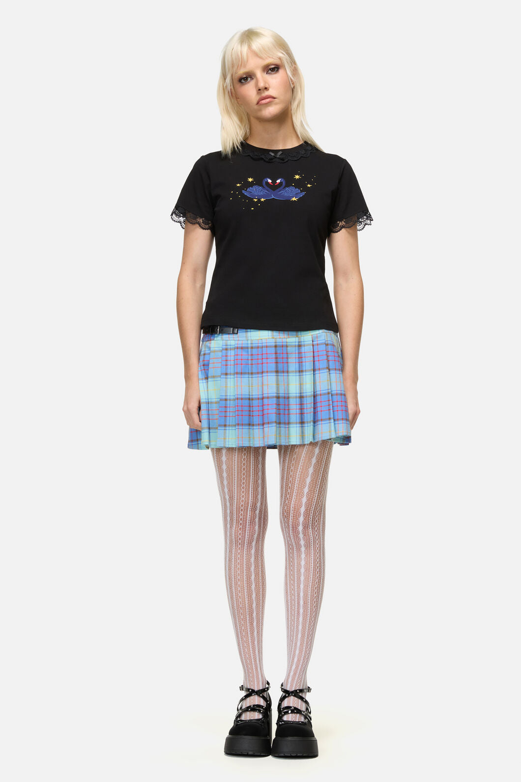 Dangerfield NZ - Feathers Goth Tee - black