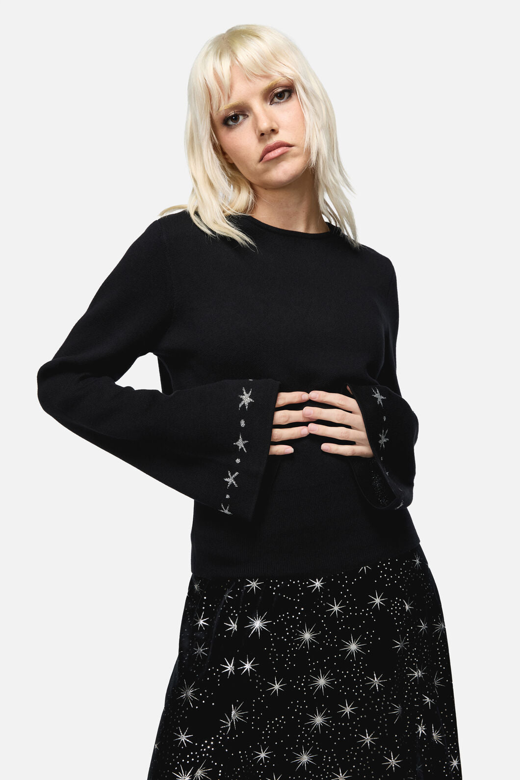 Dangerfield NZ - Feathers Goth Knit - black