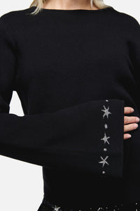 Dangerfield NZ - Feathers Goth Knit - black