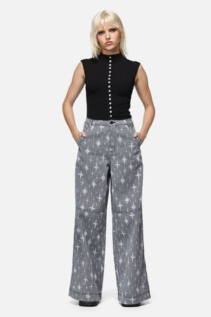 Dangerfield NZ - Odette Wide Leg Jean - black