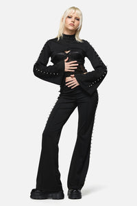Dangerfield NZ - So Cynical Stud Sleeve - black