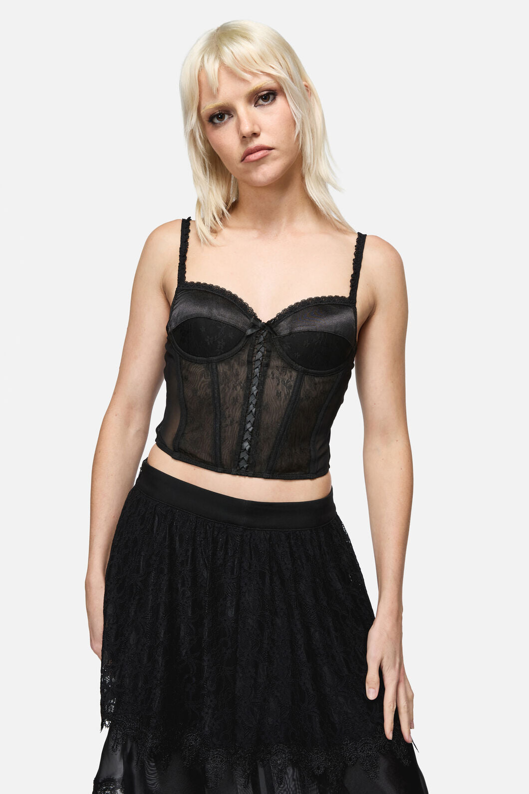 Dangerfield NZ - Constance Corset Top - black