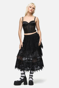 Dangerfield NZ - Constance Corset Top - black