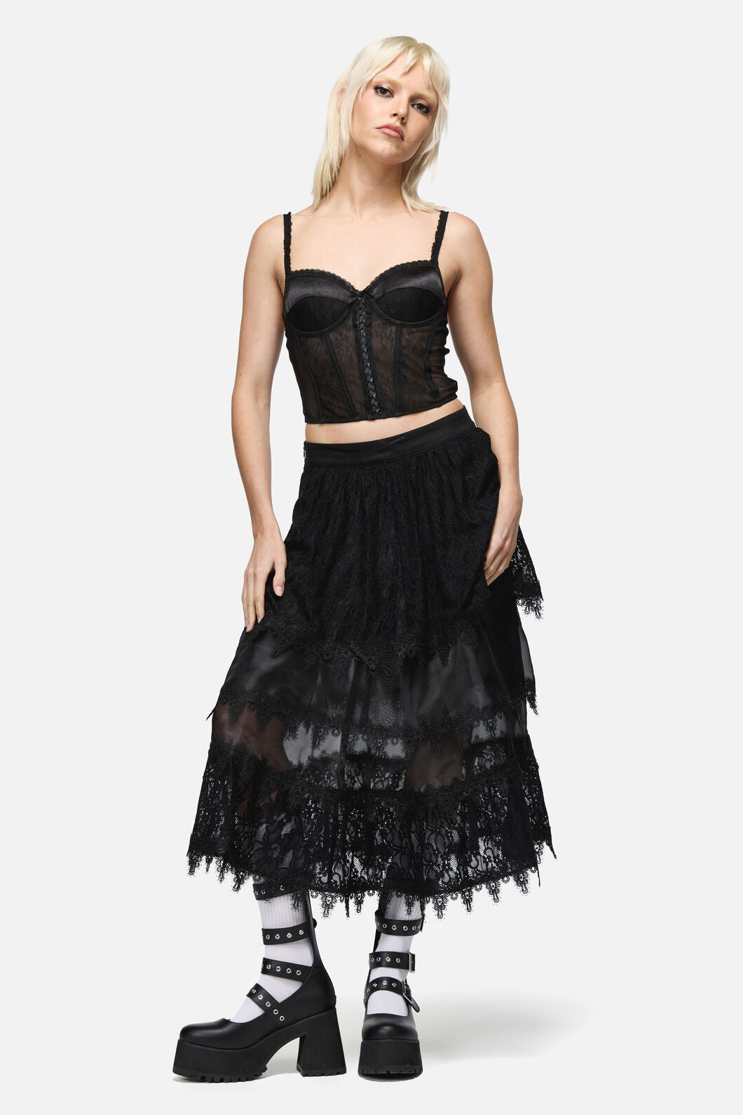 Dangerfield NZ - Constance Corset Top - black