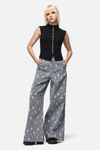 Dangerfield NZ - Constance Button Top - black