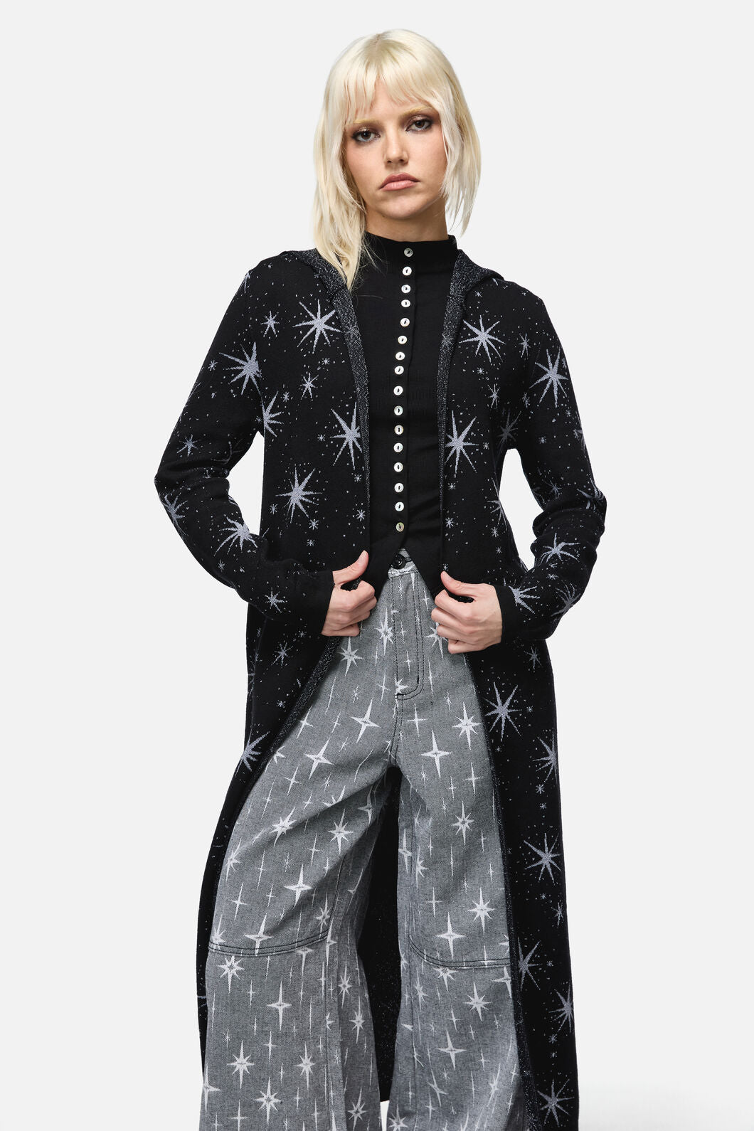 Dangerfield NZ - Odette Long Cardigan - black