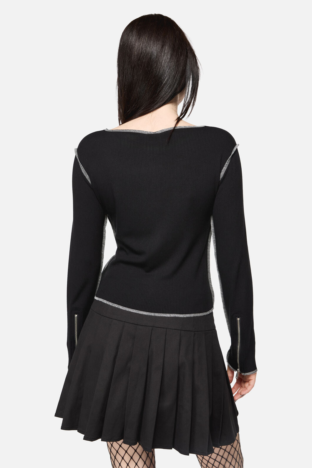Dangerfield NZ - Dagger Goth Top - black