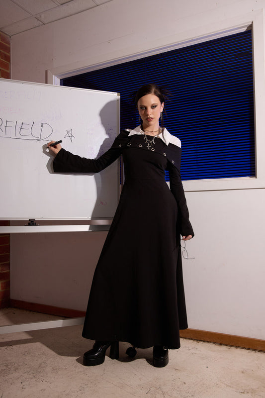 Dangerfield NZ - Avril Goth Maxi Dress - black