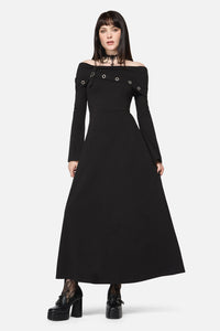 Dangerfield NZ - Avril Goth Maxi Dress - black
