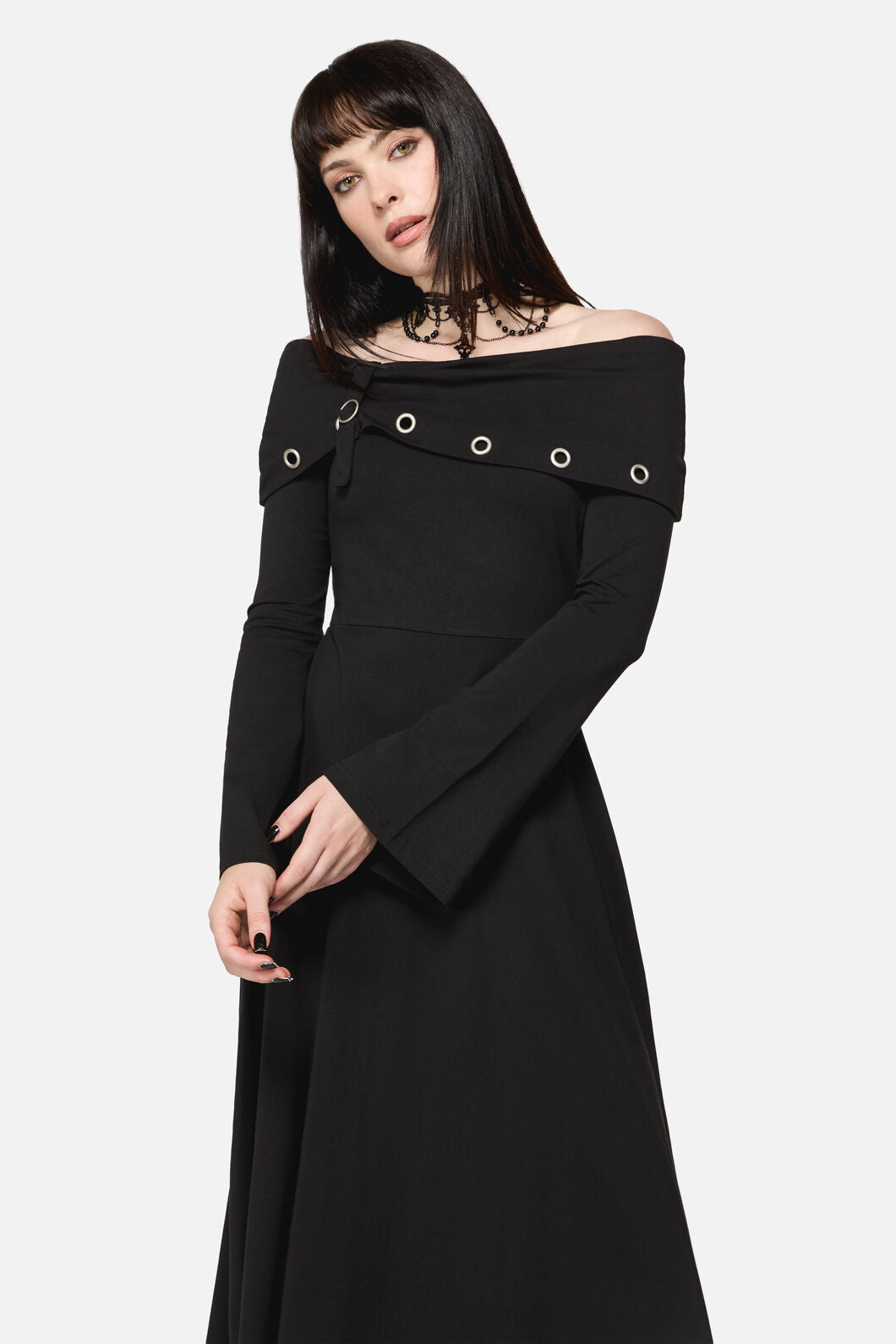Dangerfield NZ - Avril Goth Maxi Dress - black